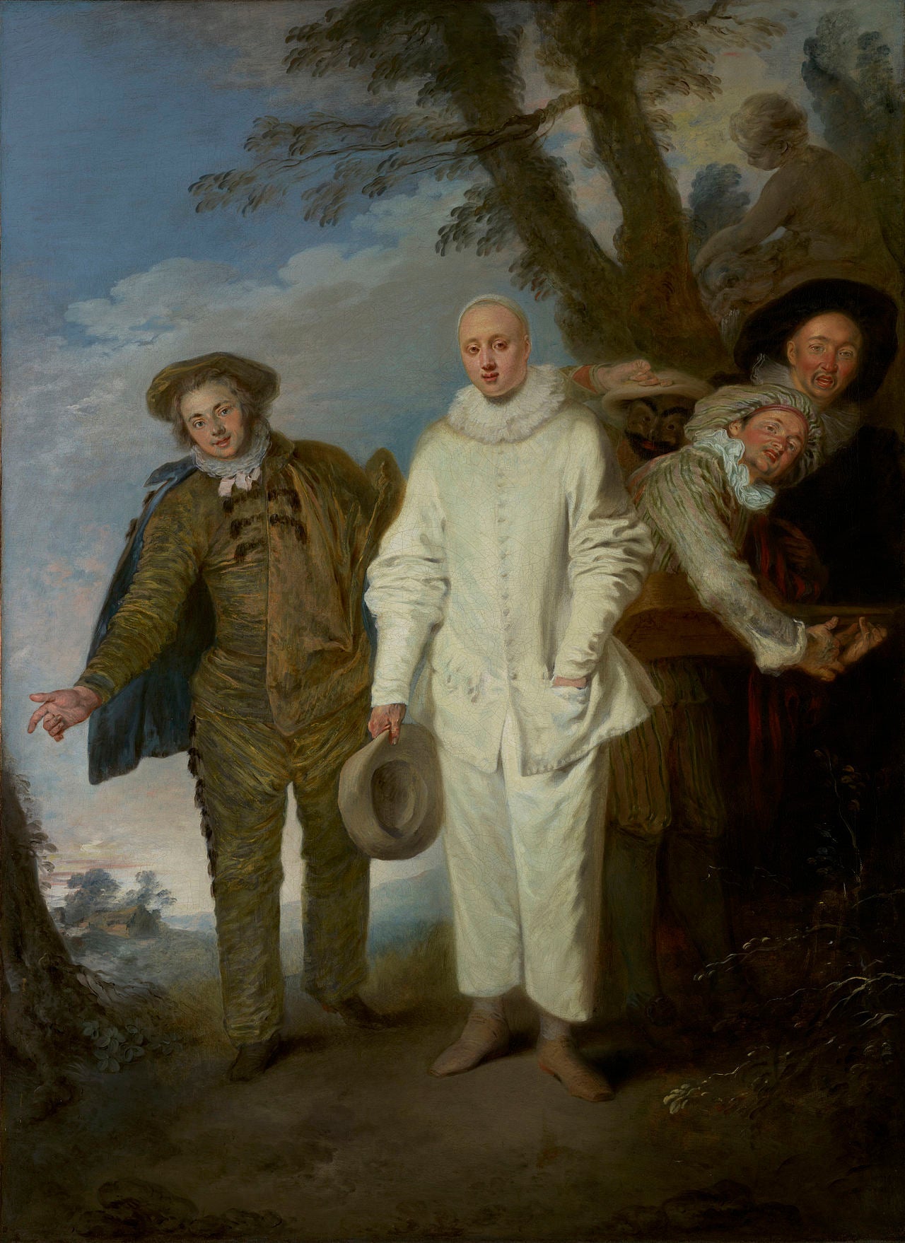 Les Comédiens italiens - Antoine Watteau - Alpha Reproduction