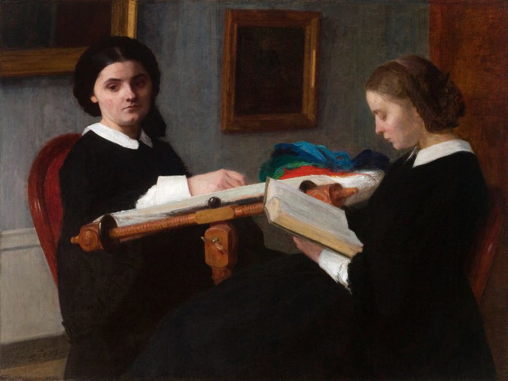 Les Deux Sœurs - Henri Fantin-Latour - Alpha Reproduction