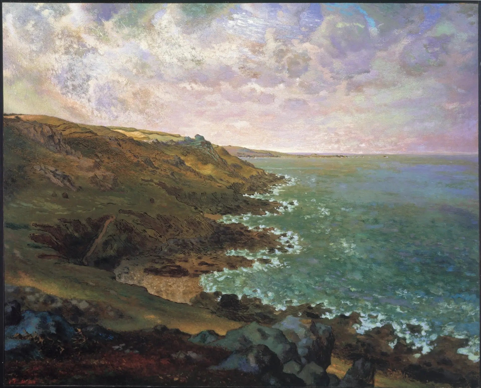 Les falaises de Gréville - Jean-François Millet - Alpha Reproduction