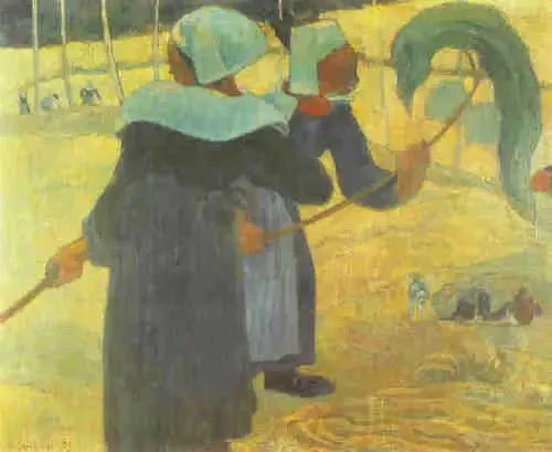 Жнецы - Поль Гоген