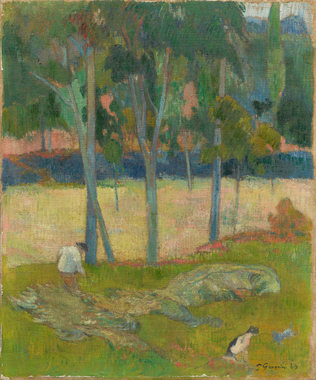 Reproduction du tableau « Les foins - Paul Gauguin » par Alpha Reproduction en peinture à l’huile