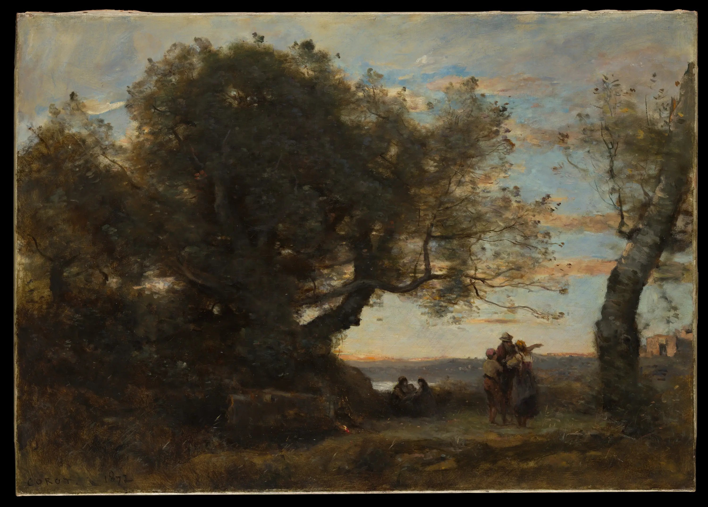 Les Gitans - Jean-Baptiste Camille Corot - Alpha Reproduction
