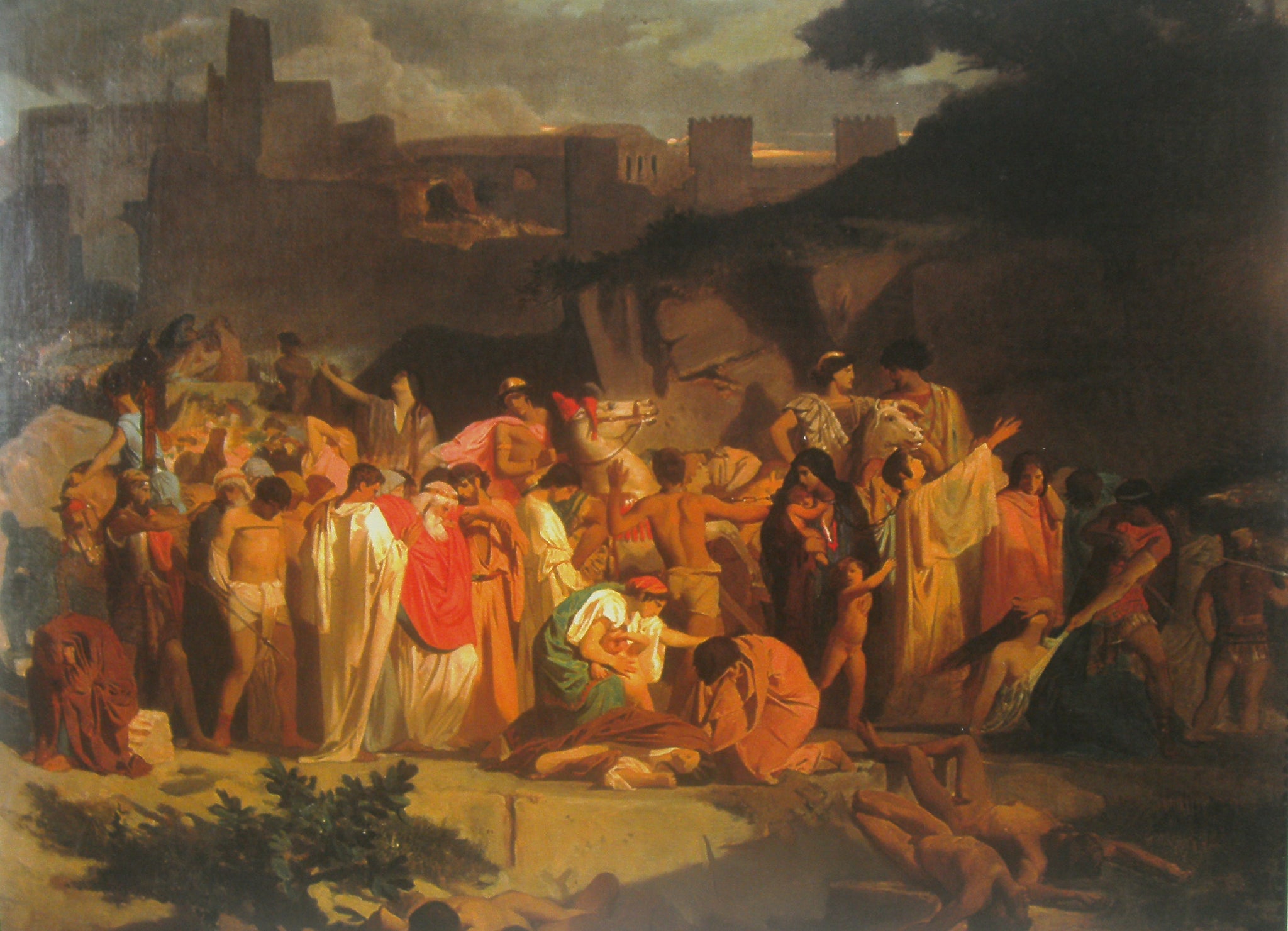 Les Juifs emmenés en captivité de William-Adolphe Bouguereau