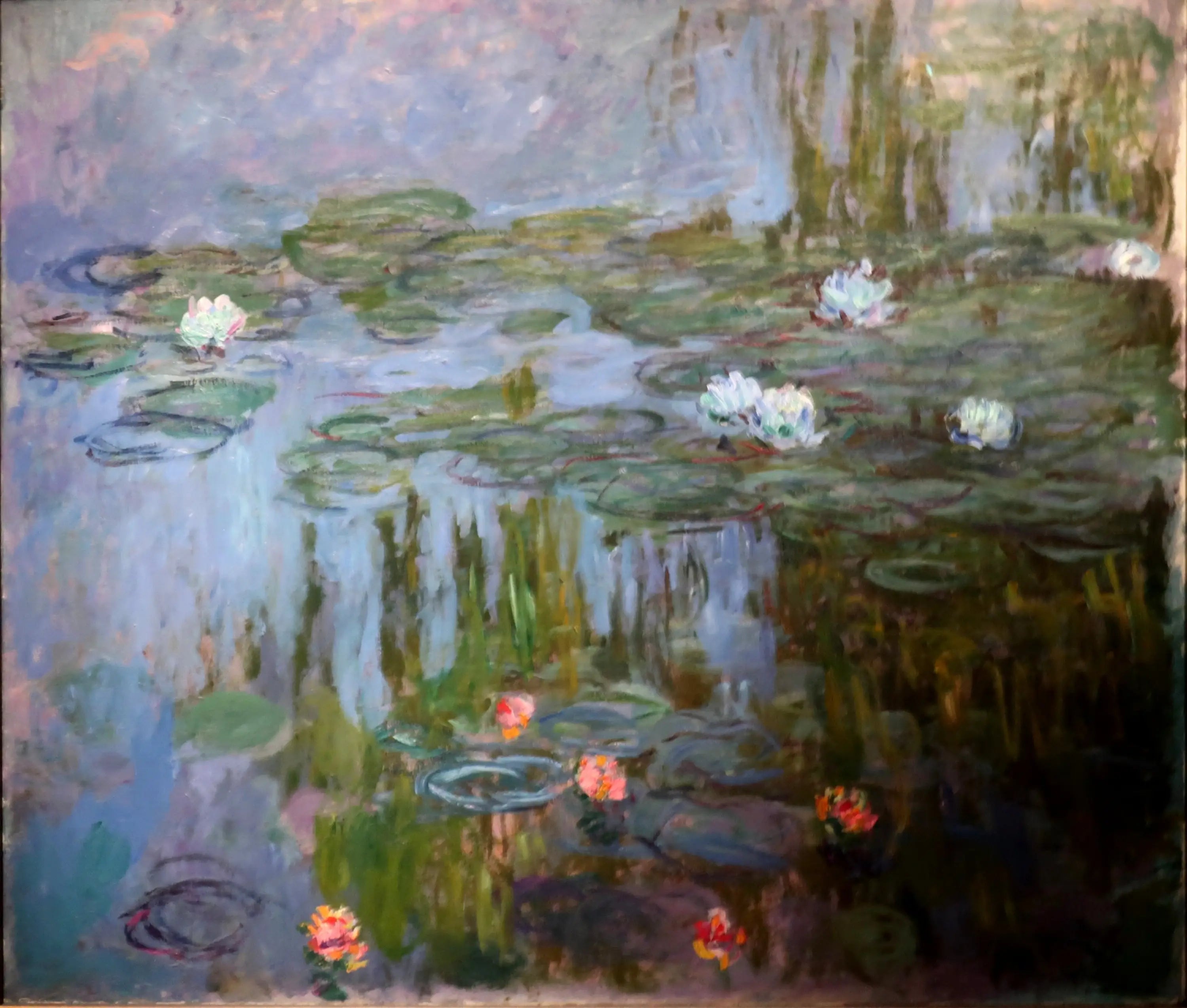 Reproduction du tableau « Les lilyes - Claude Monet » par Alpha Reproduction en peinture à l’huile