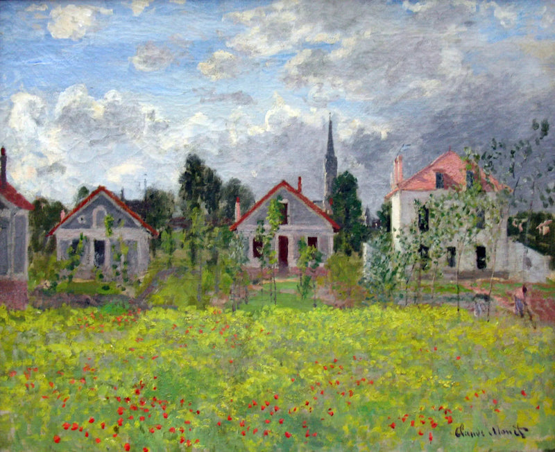 Дома в Аржантёе - Клод Моне