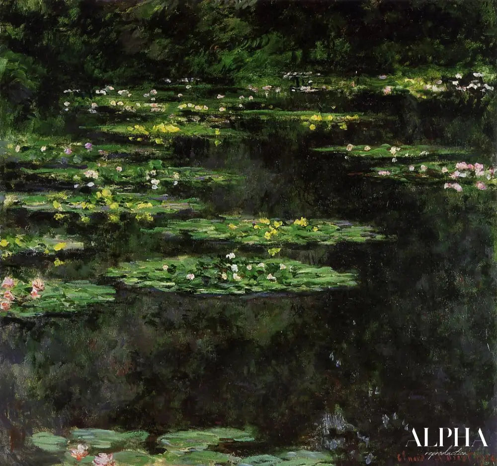 Les Nymphéas - Claude Monet - Reproductions de tableaux et peintures haut de gamme