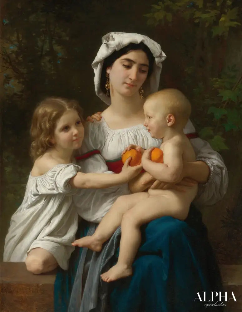 Les Oranges - William Bouguereau Reproductions de tableaux à la peinture à l’huile