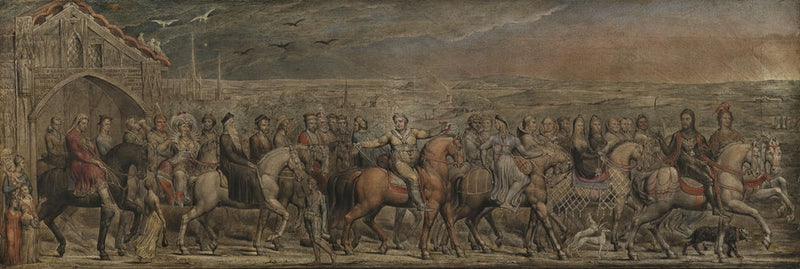 Пилигримы Кантерберийские - Уильям Блейк