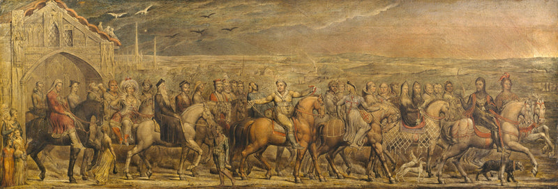 Пилигримы Кантерберийские - Уильям Блейк