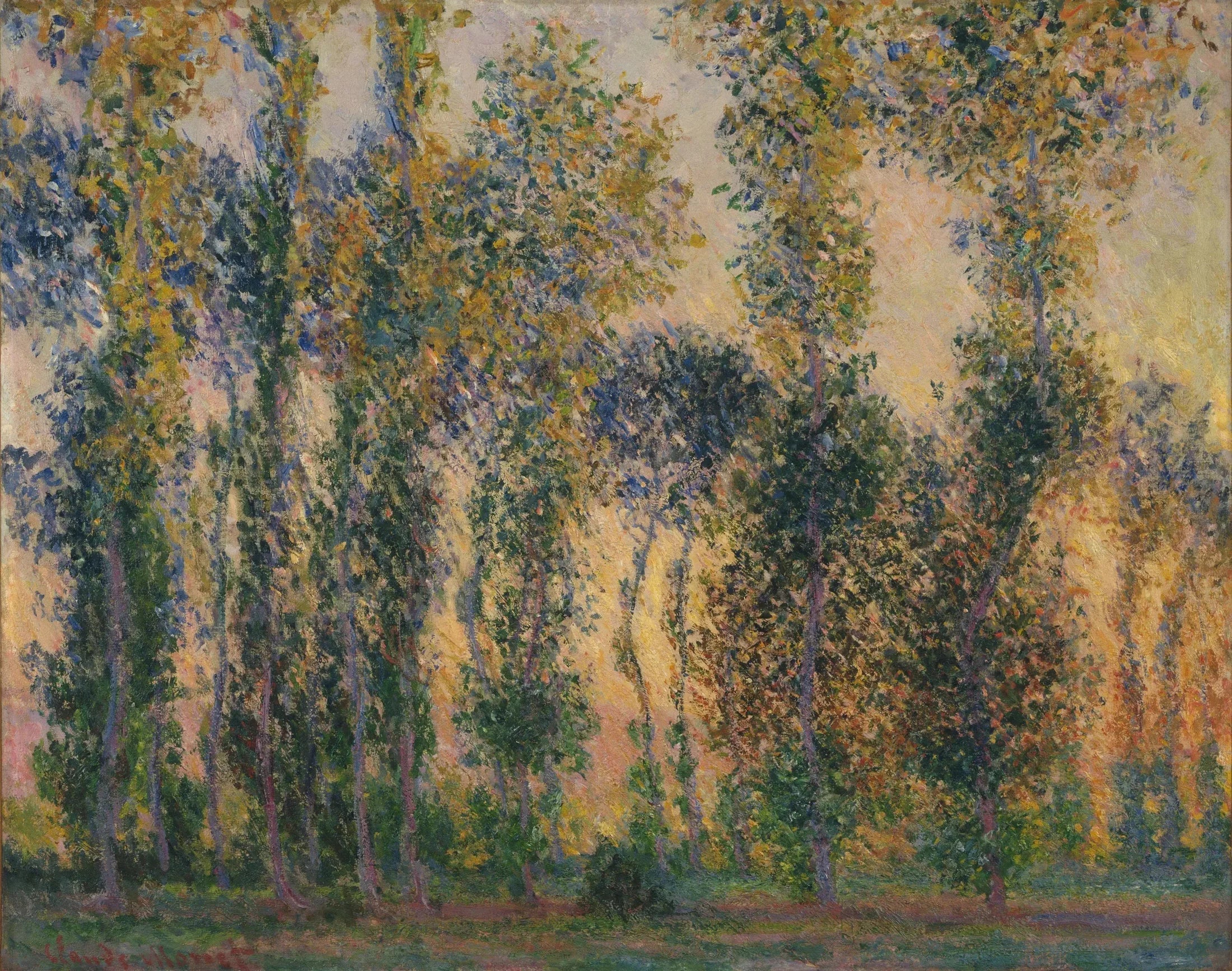 Les poulpes à Giverny, le lever du soleil - Claude Monet image 1 copie de tableau peinte à la main