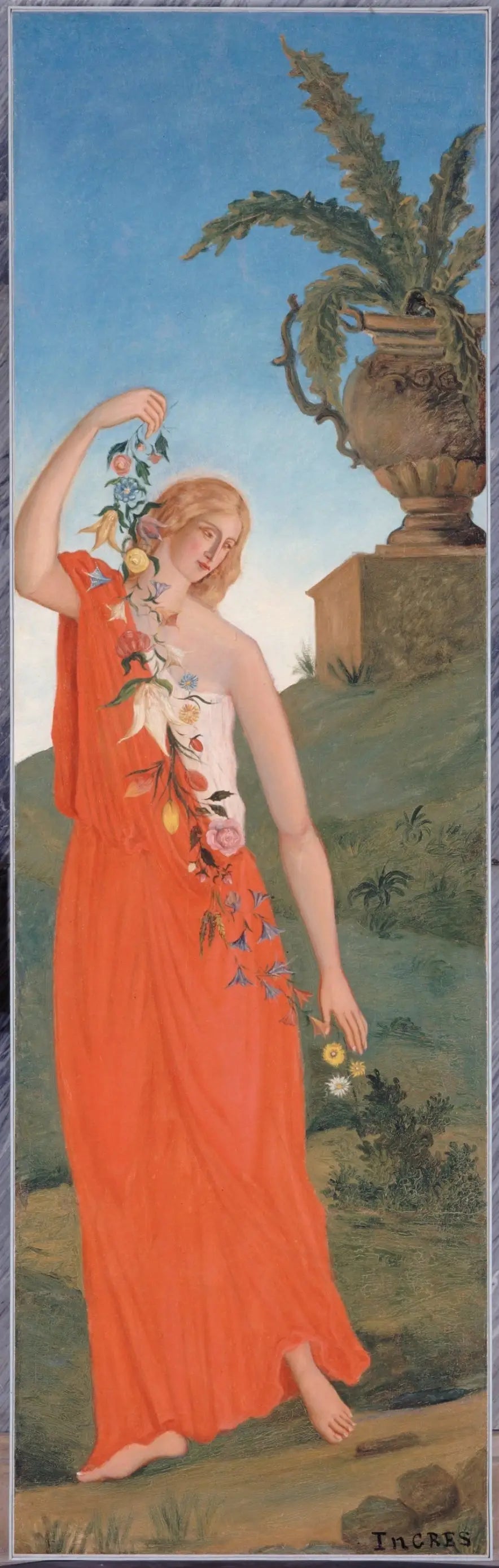Reproduction du tableau « Les Quatre Saisons: Le Printemps - Paul Cézanne » par Alpha Reproduction en peinture à l’huile