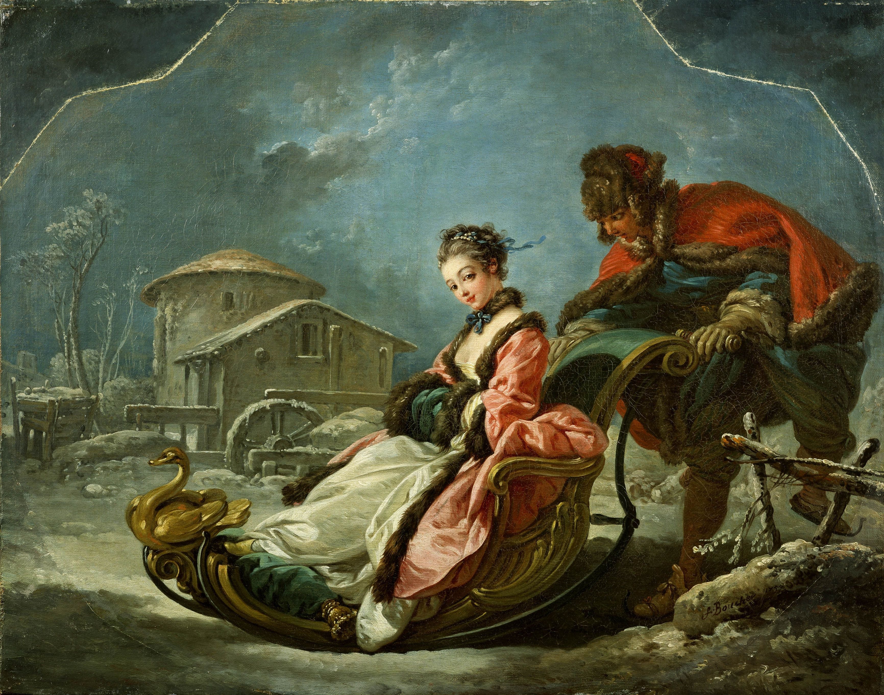 Les Quatre saisons: l’hiver - François Boucher - Alpha Reproduction