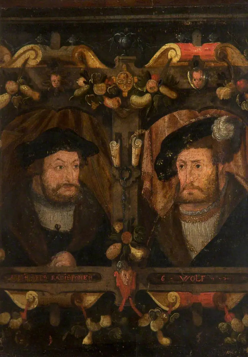 Les réformateurs Radisponen et G. Wolf (Frédéric « le Sage » 1463-1525 et Jean Ier « le Constant » 1468-1532) - Lucas