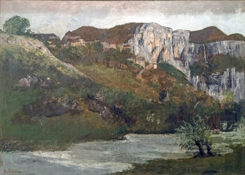 Золотые скалы Орнана - Гюстав Курбе
