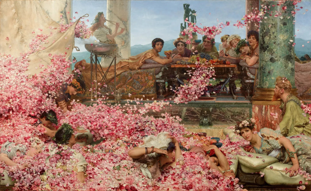 Les Roses d'Héliogabale - Lawrence Alma-Tadema image 1 reproduction d’œuvre d’art à l’huile