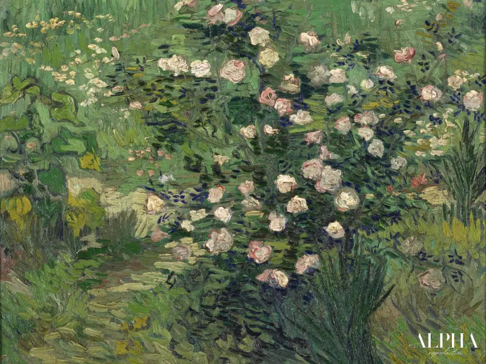 Les roses - Van Gogh - Reproductions de tableaux et peintures haut de gamme