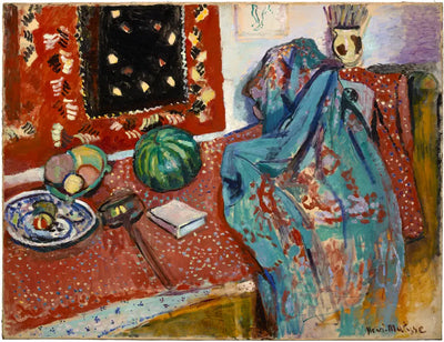 Reproduction du tableau « Les Tapis rouges - Henri Matisse » par Alpha Reproduction en peinture à l’huile