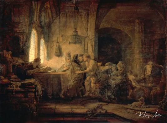 Les travailleurs de la vigne - Rembrandt van Rijn - Reproductions de tableaux et peintures haut de gamme