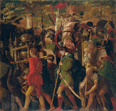 Les Triomphes de César: 6. Les Porte-Corsets - Andrea Mantegna - Alpha Reproduction