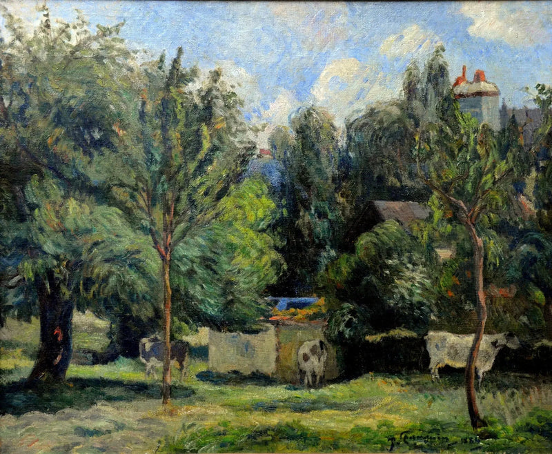 Три коровы - Поль Гоген