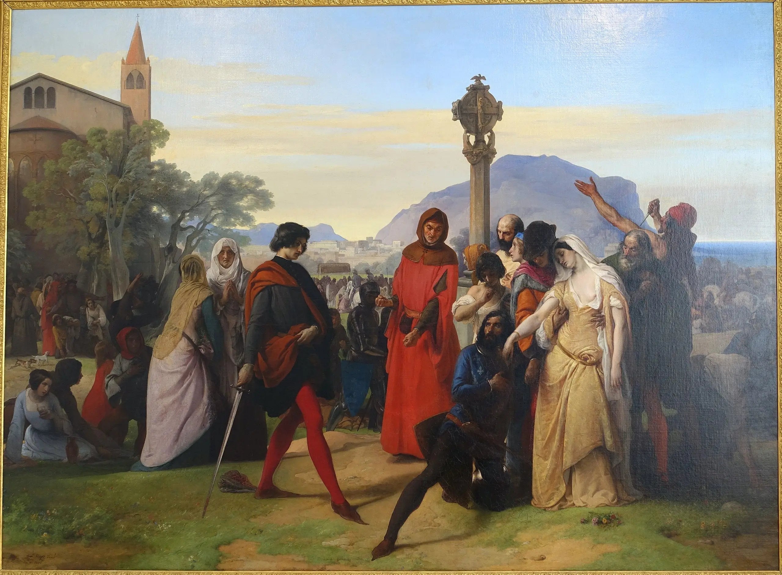 Les vêpres siciliennes - Francesco Hayez - Alpha Reproduction