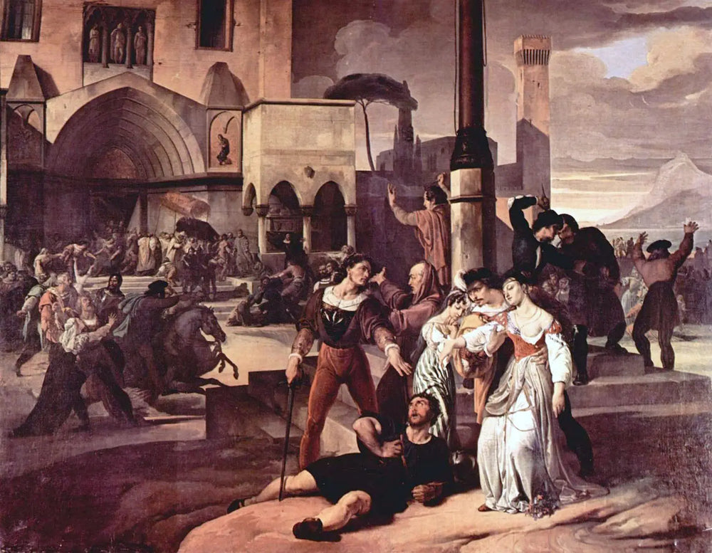 Les vêpres siciliennes - Francesco Hayez - Alpha Reproduction