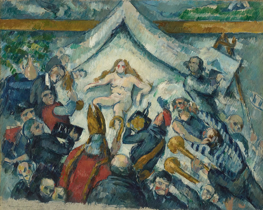 Reproduction du tableau « L'Éternel féminin - Paul Cézanne » par Alpha Reproduction en peinture à l’huile