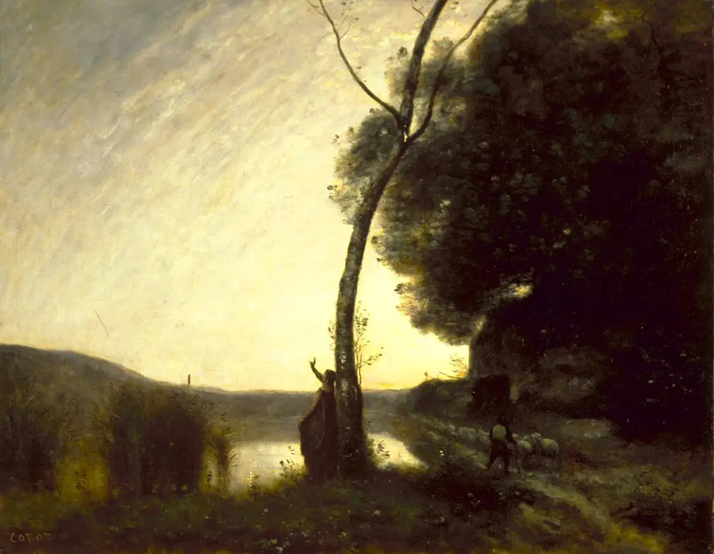 L’Étoile du berger - Jean-Baptiste Camille Corot - Alpha Reproduction