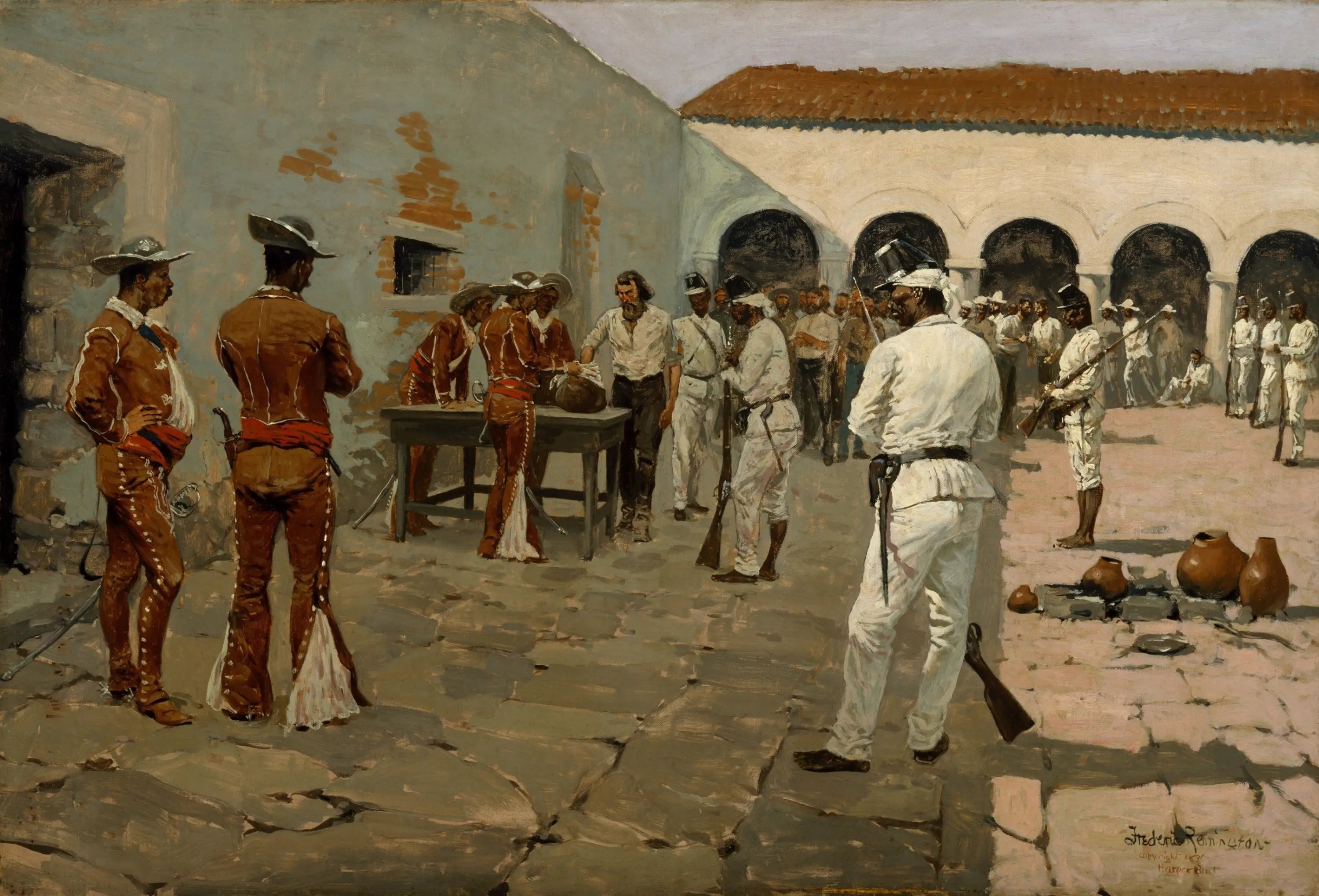 L’expédition Mier: Le dessin du haricot noir - Frederic Remington - Alpha Reproduction