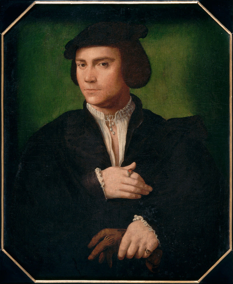 Мужчина в перчатке - Joos van Cleve