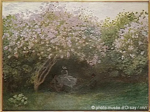 Сирень, пасмурное время - Клод Моне