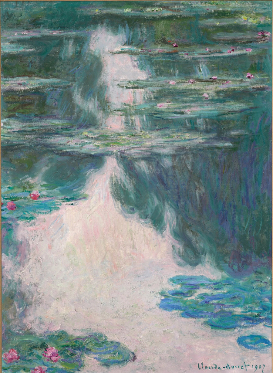 Nymphéas, temps gris de Claude Monet, 1907 – collection particulière, Wildenstein 1708