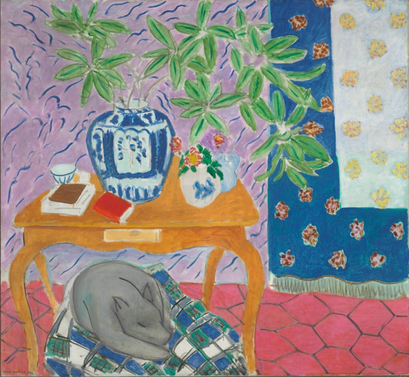 Reproduction du tableau « L'Intérieur au chien - Henri Matisse » par Alpha Reproduction en peinture à l’huile