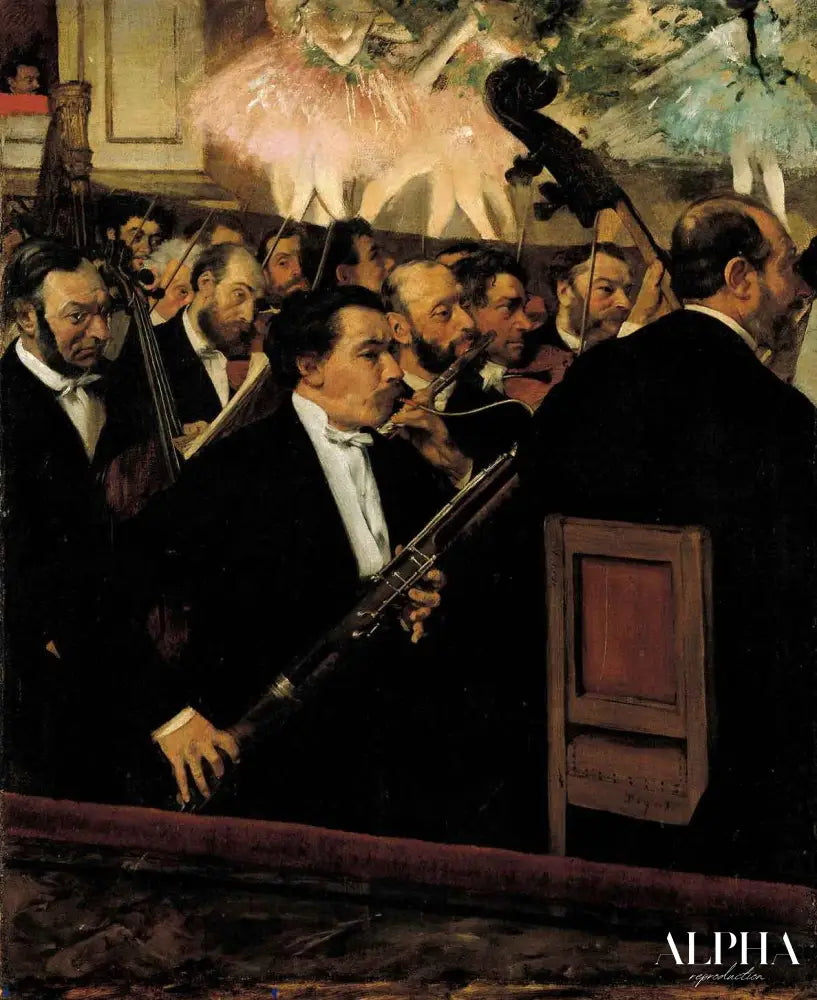 L'Orchestre de l'Opéra - Edgar Degas - Reproductions de tableaux et peintures haut de gamme