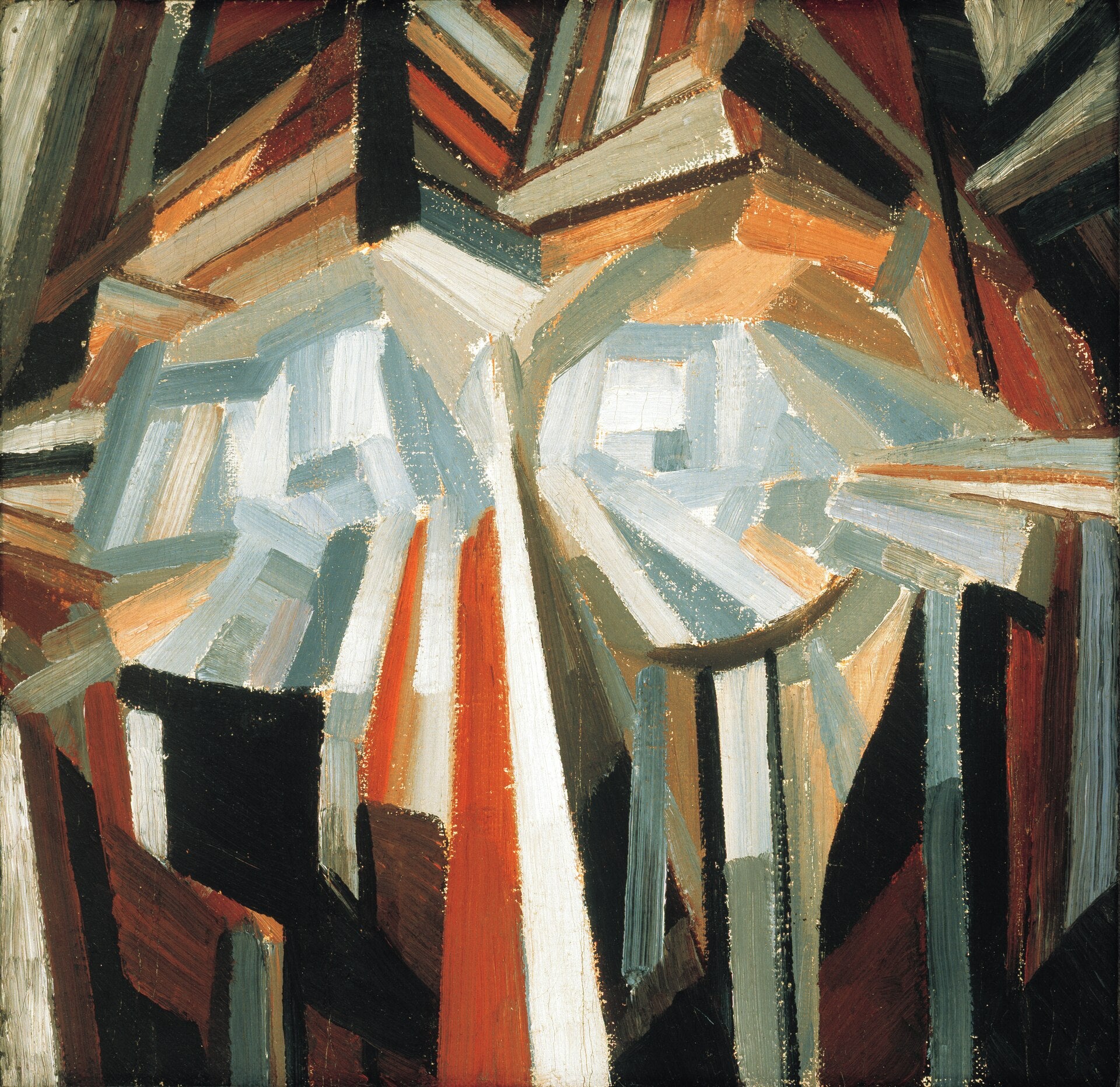 Tête cubiste, Oleksandr Bohomazov, 1914