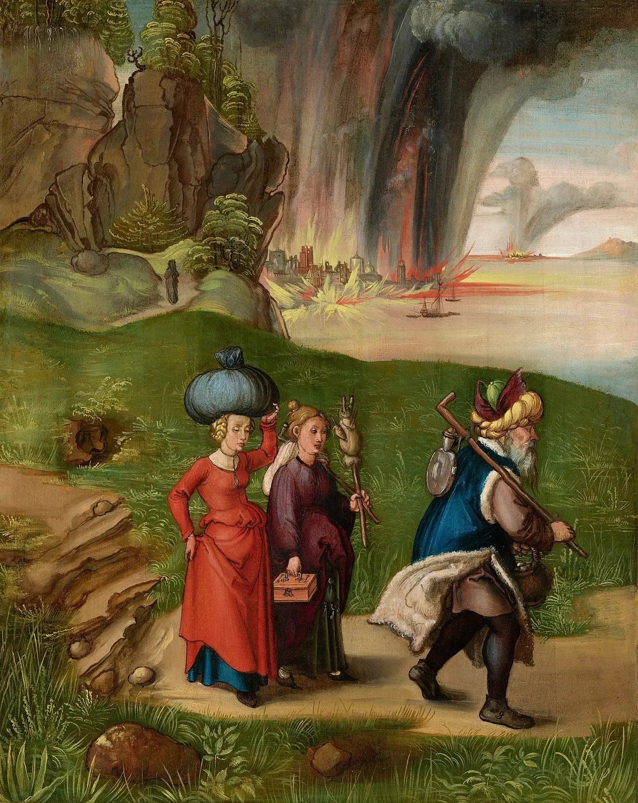 Lot et ses filles [revers] - Albrecht Dürer - Alpha Reproduction