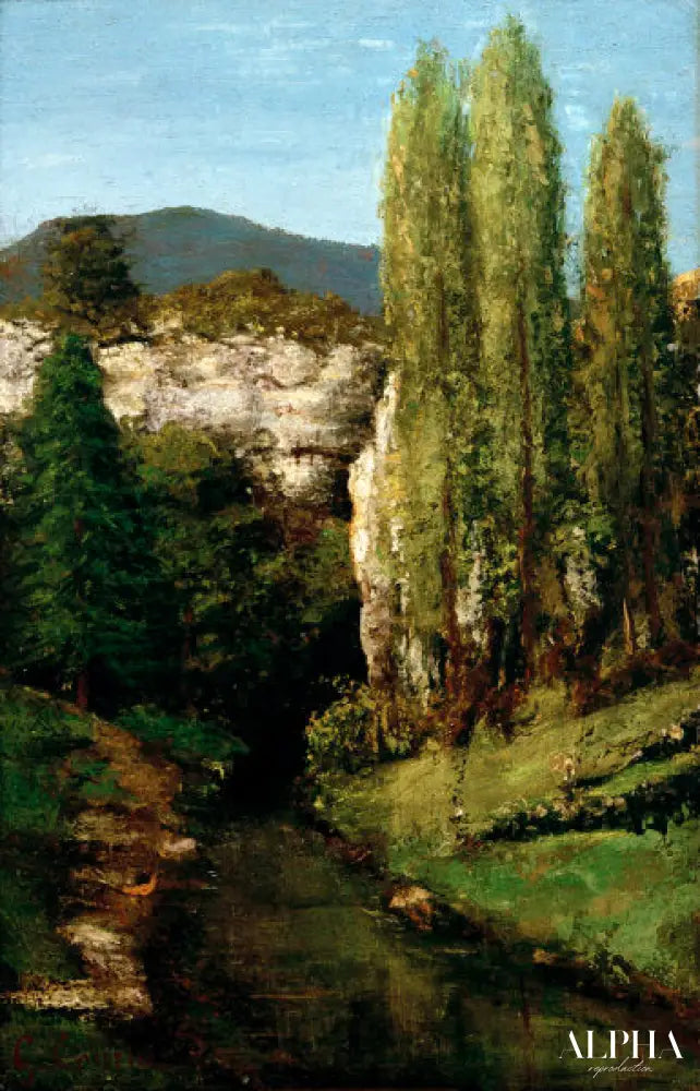 Loue dans les montagnes du Jura - Gustave Courbet - Reproductions de tableaux et peintures haut de gamme