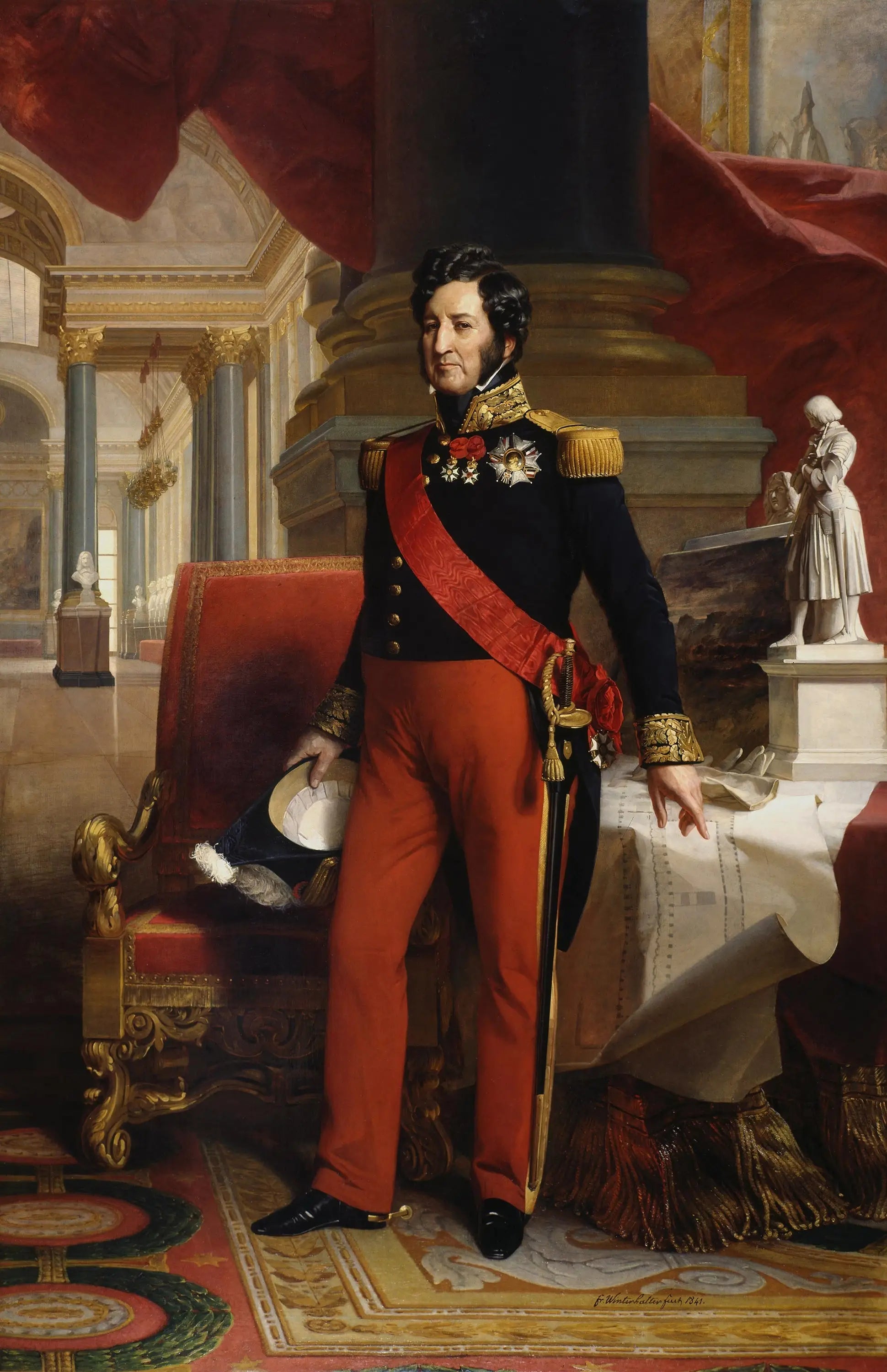 Louis-Philippe 1er roi des Français (1773-1850) - Franz Xaver Winterhalter - Alpha Reproduction