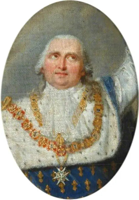 Louis XVIII (1755-1824) recevant la couronne d’Henri IV - François Gérard - Alpha Reproduction