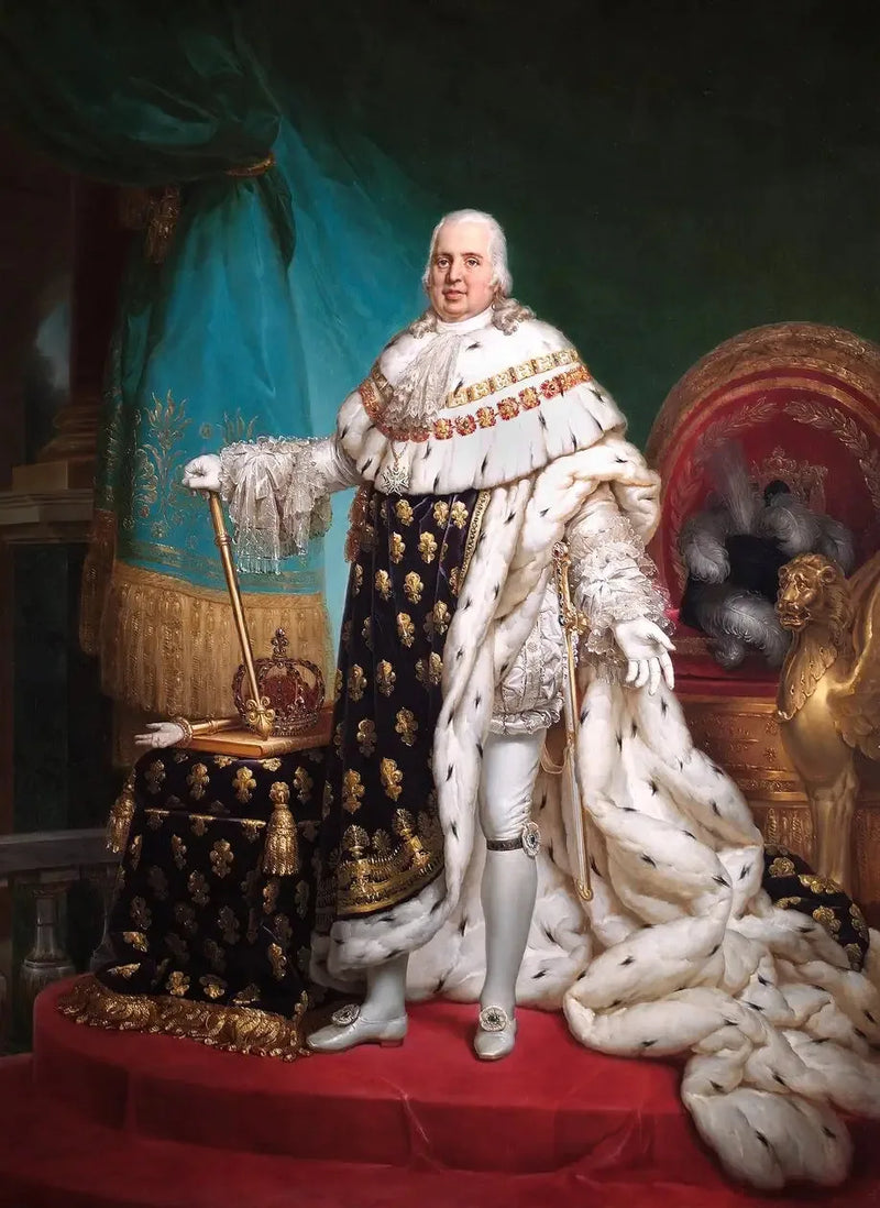 Луи XVIII (1755–1824), король Франции - Франсуа Жерар