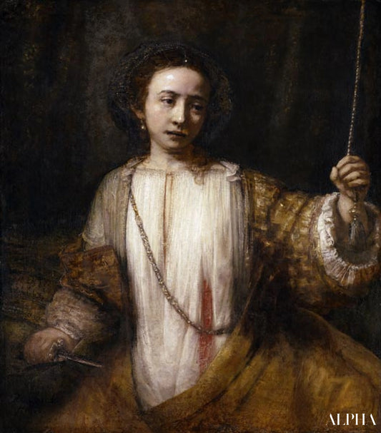 Lucretia - Rembrandt van Rijn - Reproductions de tableaux et peintures haut de gamme