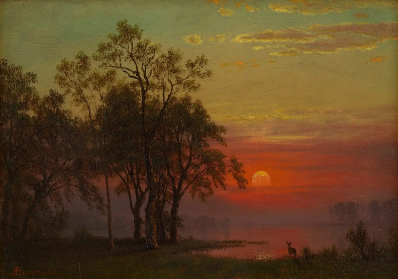Мерцание вечера - Альберт Бирштадт