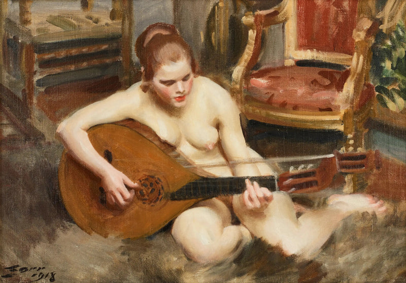 лютнист - Андерс Зорн