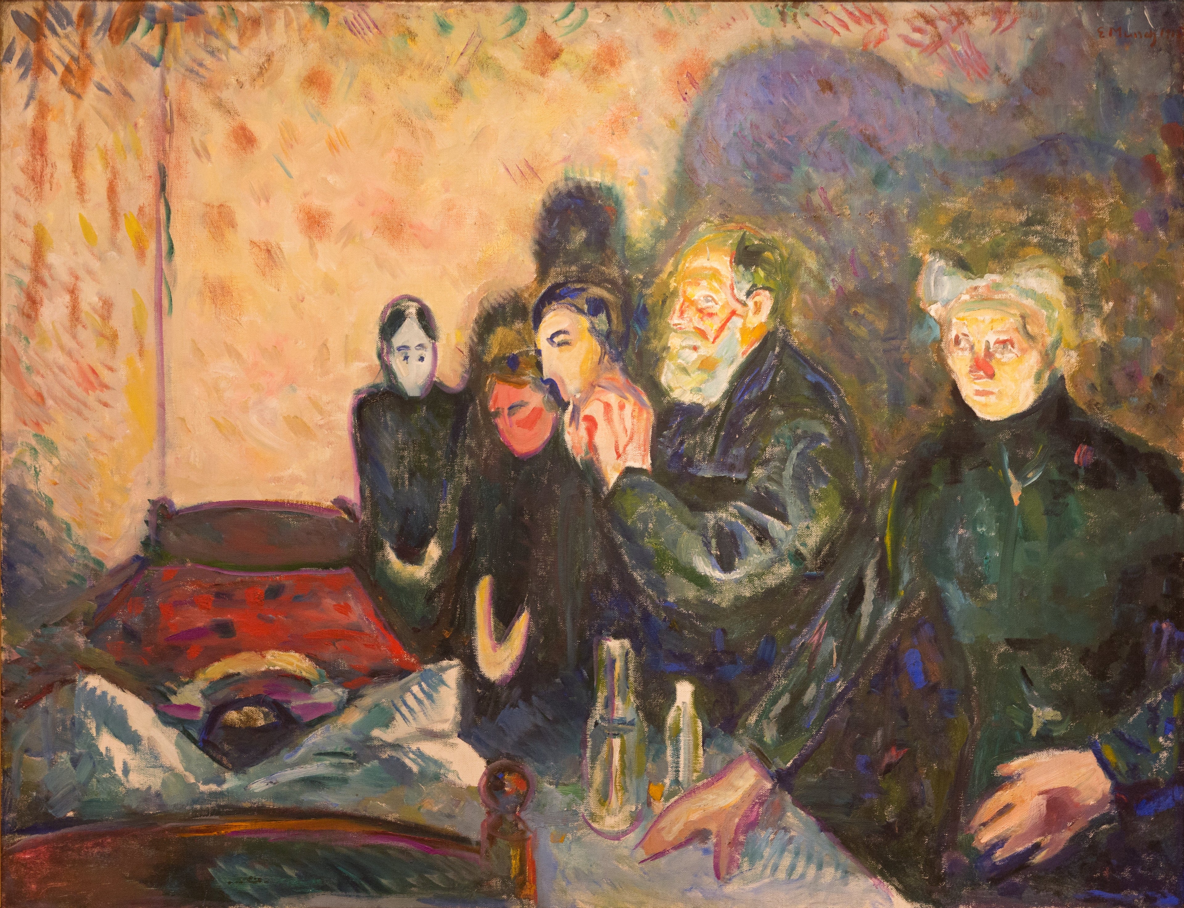 Reproduction du tableau « Lutte contre la mort - Edvard Munch » par Alpha Reproduction en peinture à l’huile