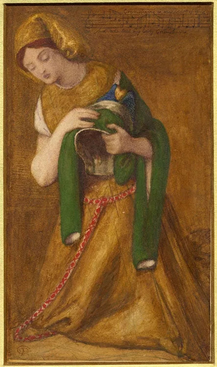 Моя дама Greensleeves - Данте Габриэль Росетти