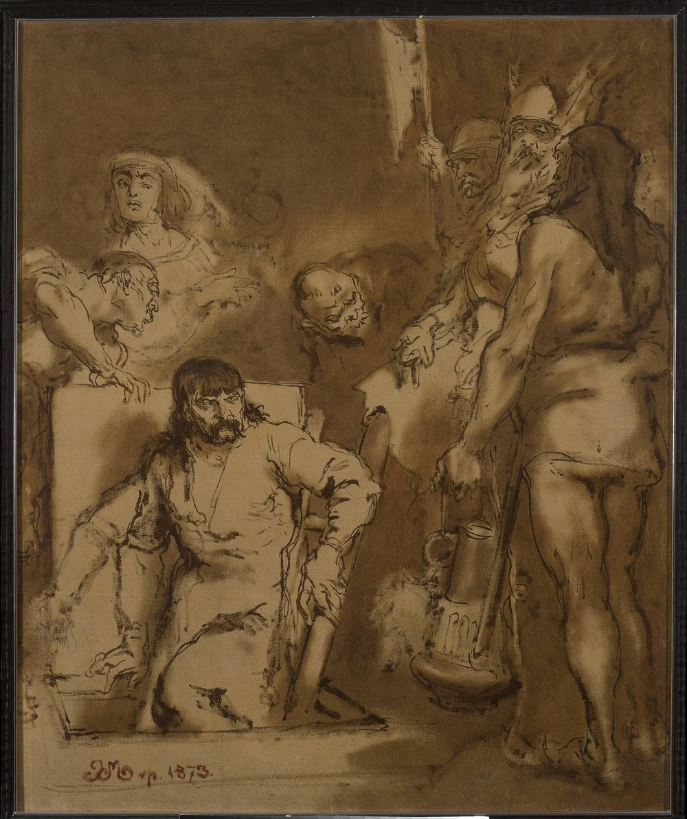 Maćko Borkowic croquis - Jan Matejko - Alpha Reproduction