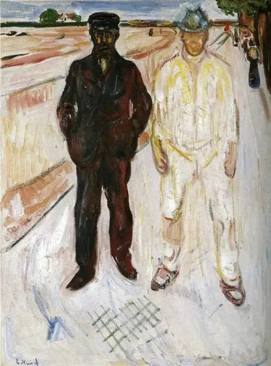 Каменщик и Механик - Эдвард Мунк