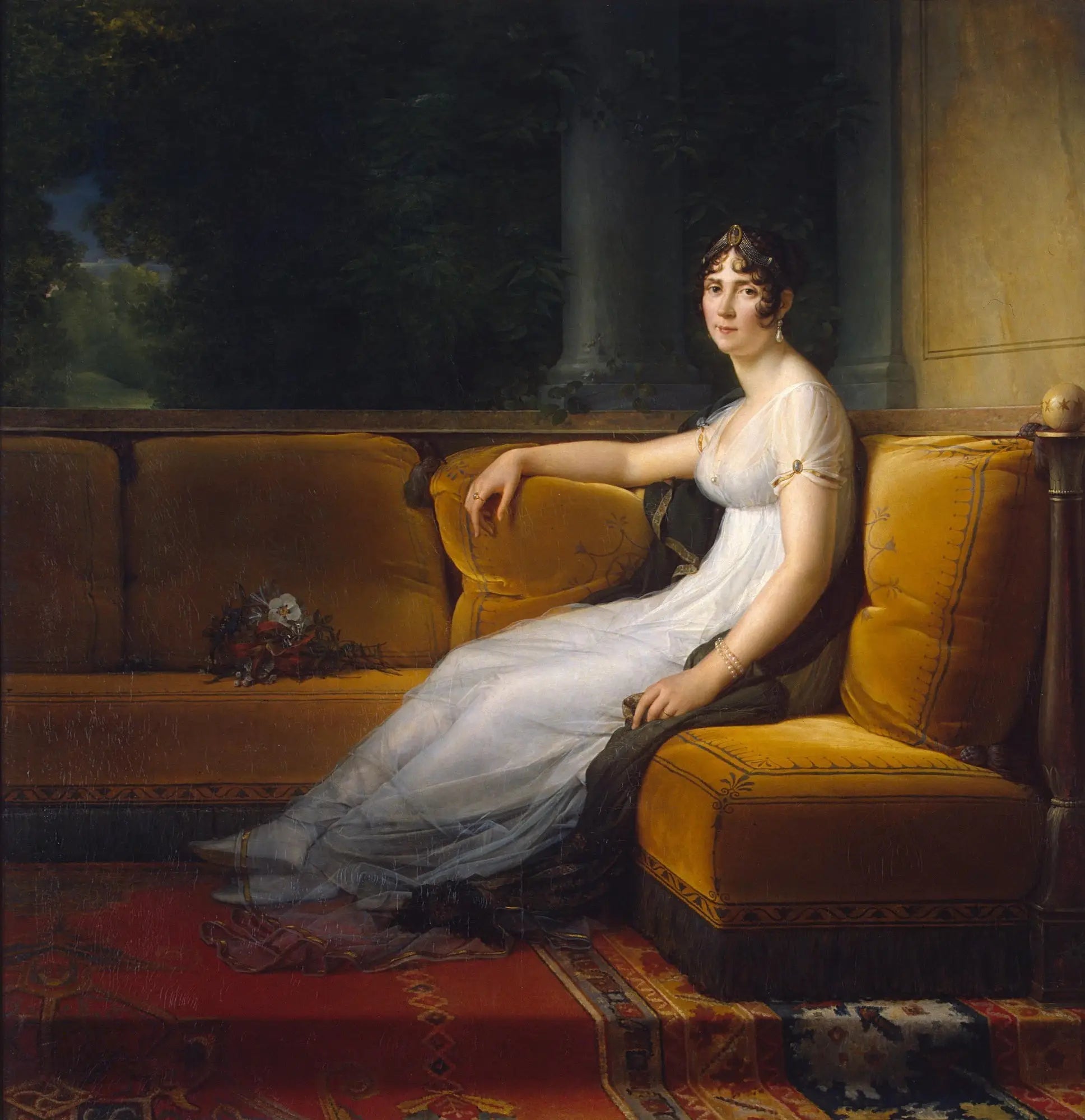 Madame Bonaparte dans son salon de Malmaison - François Gérard - Alpha Reproduction