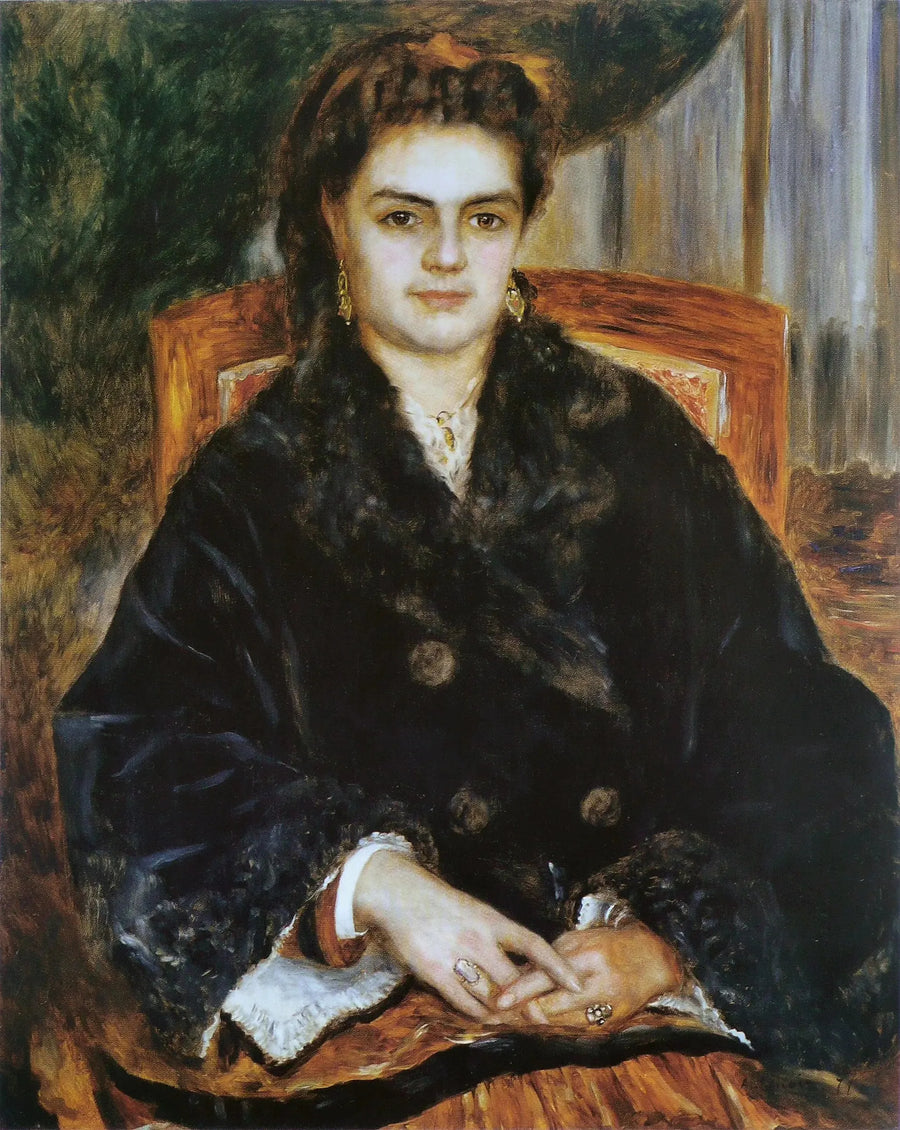 Мадам Эдвард Бернье (Мари-Октави-Стефани Лоренс, 1838-1920) - Пьер-Огюст Ренуар