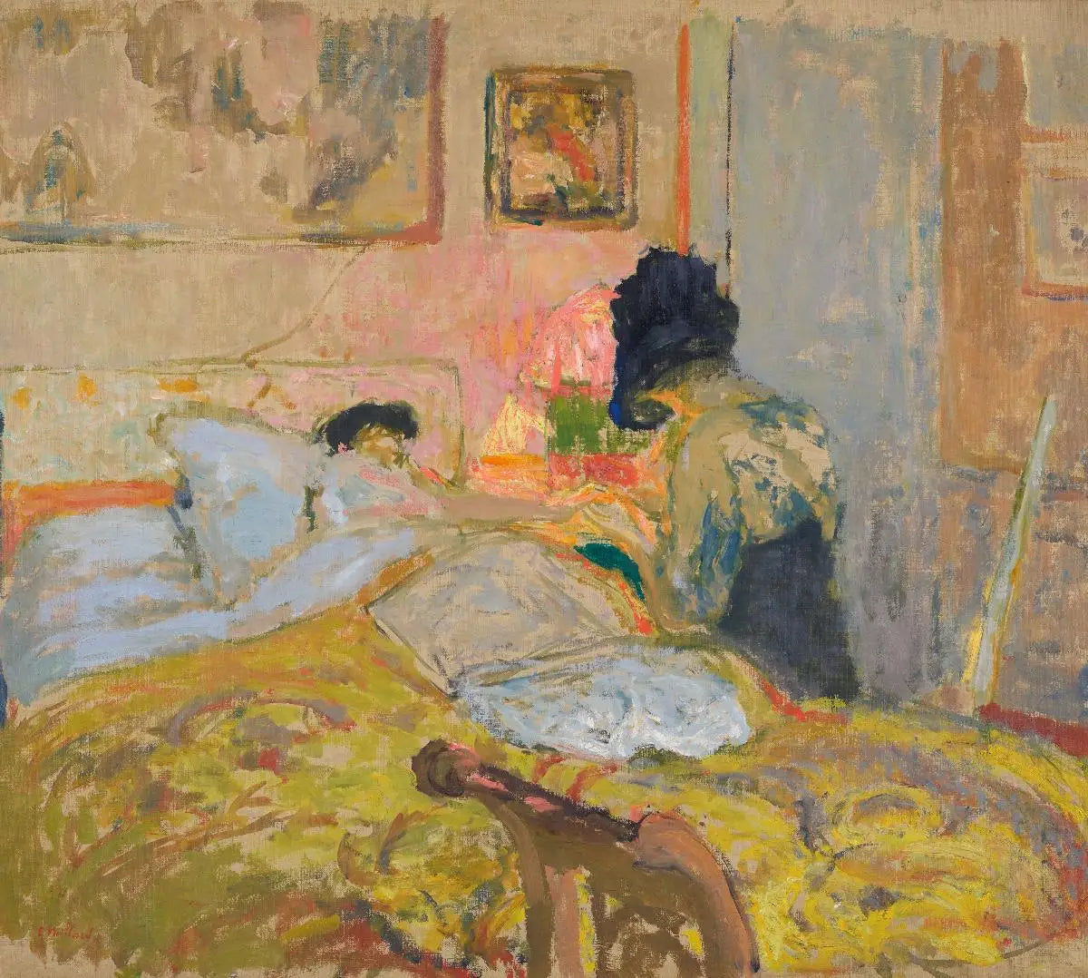 Madame Hessel et la Manucure - Édouard Vuillard - Alpha Reproduction